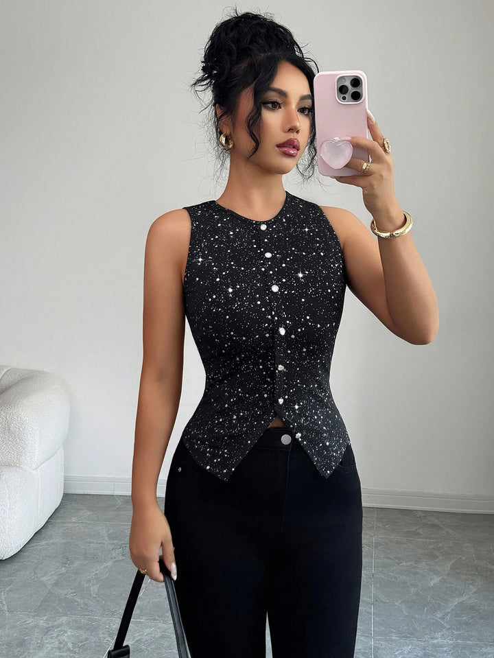 Fekete SHEIN top