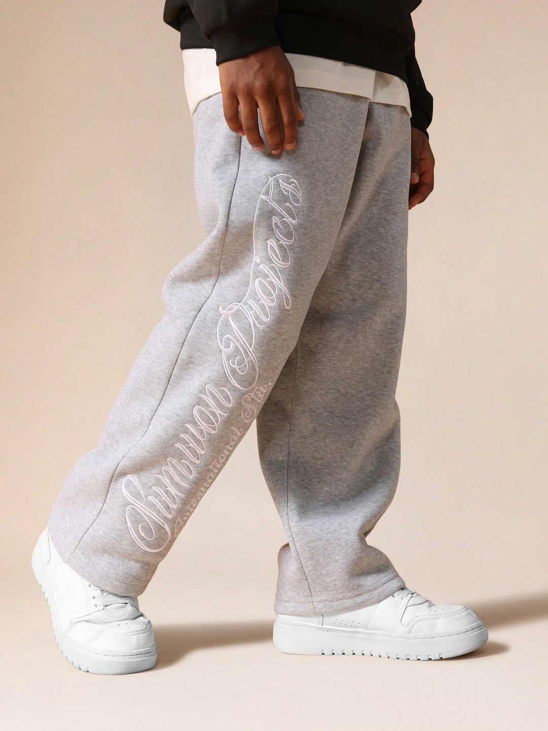 Pantaloni de trening SHEIN, gri