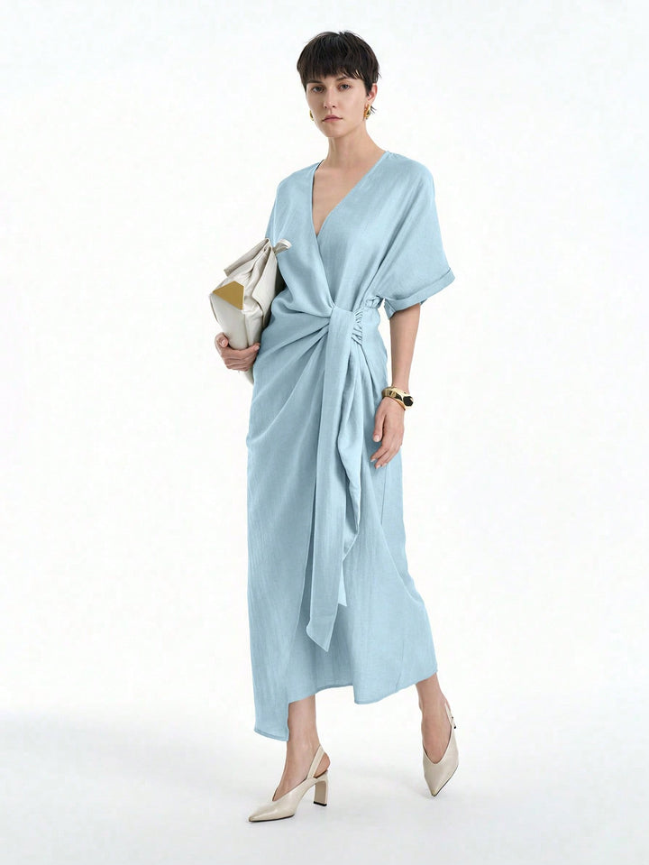 Rochie maxi SHEIN, albastru