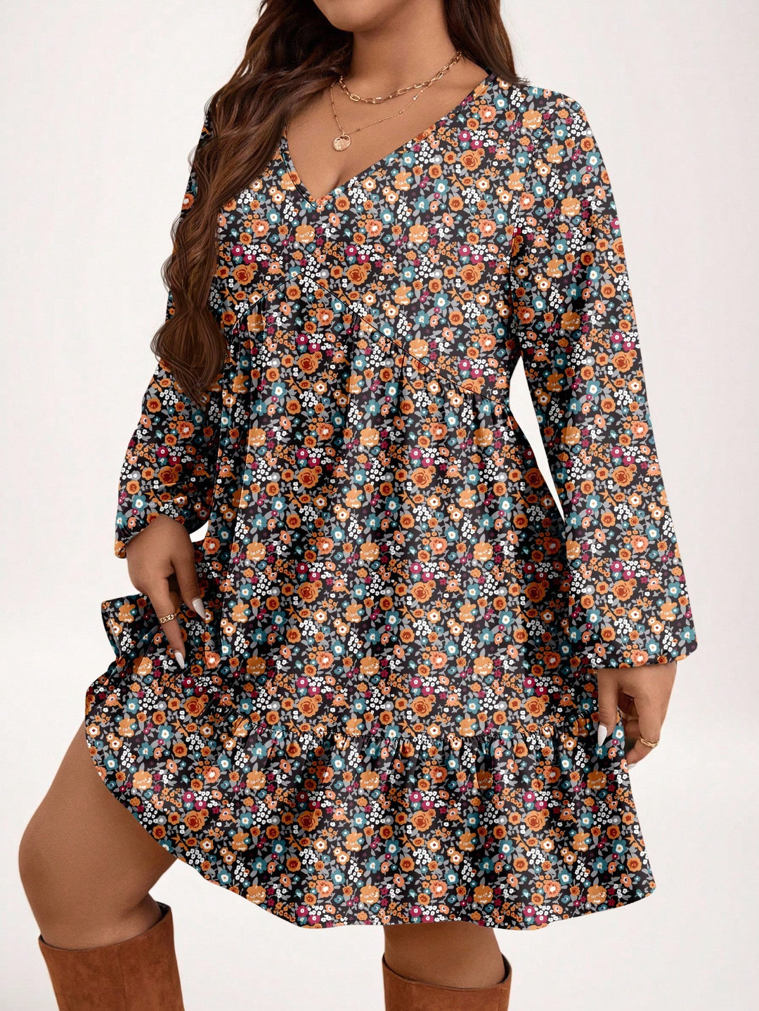 Rochie SHEIN, mix culori