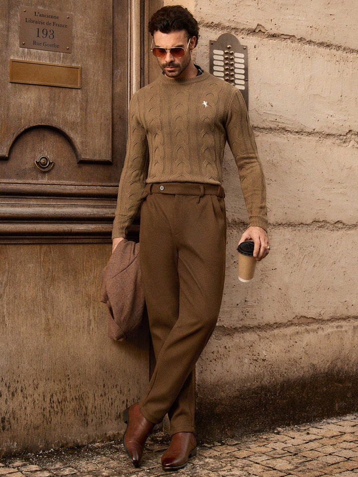 Pantalon SHEIN, maro