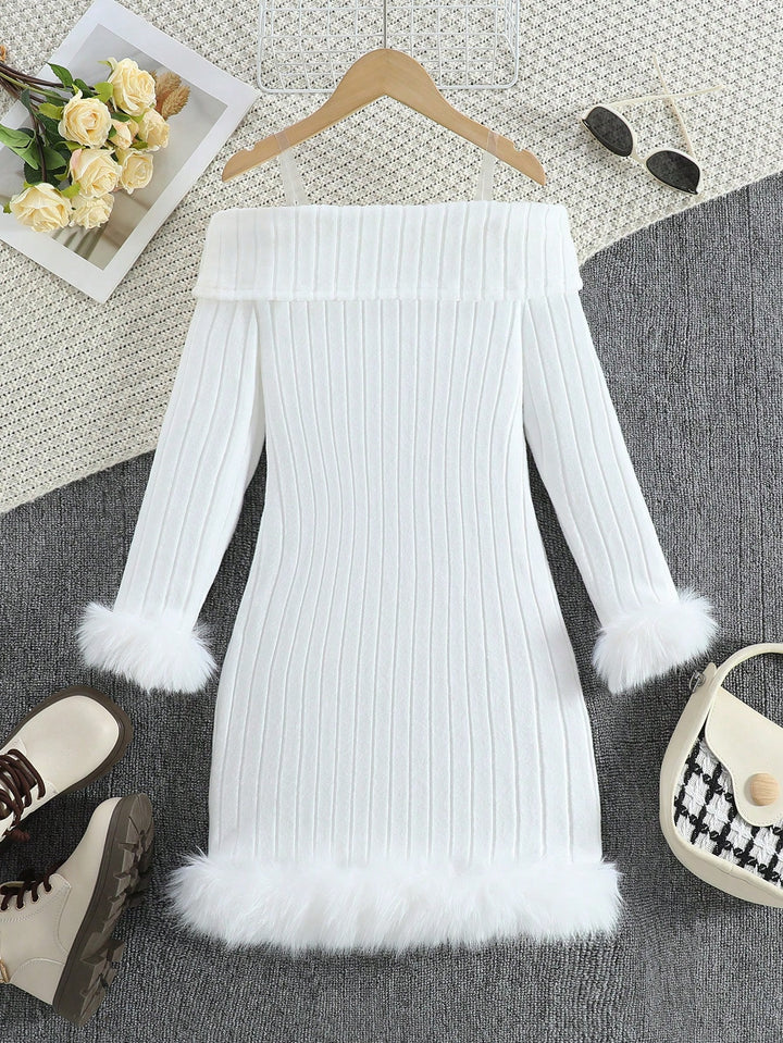 Rochie SHEIN, alb