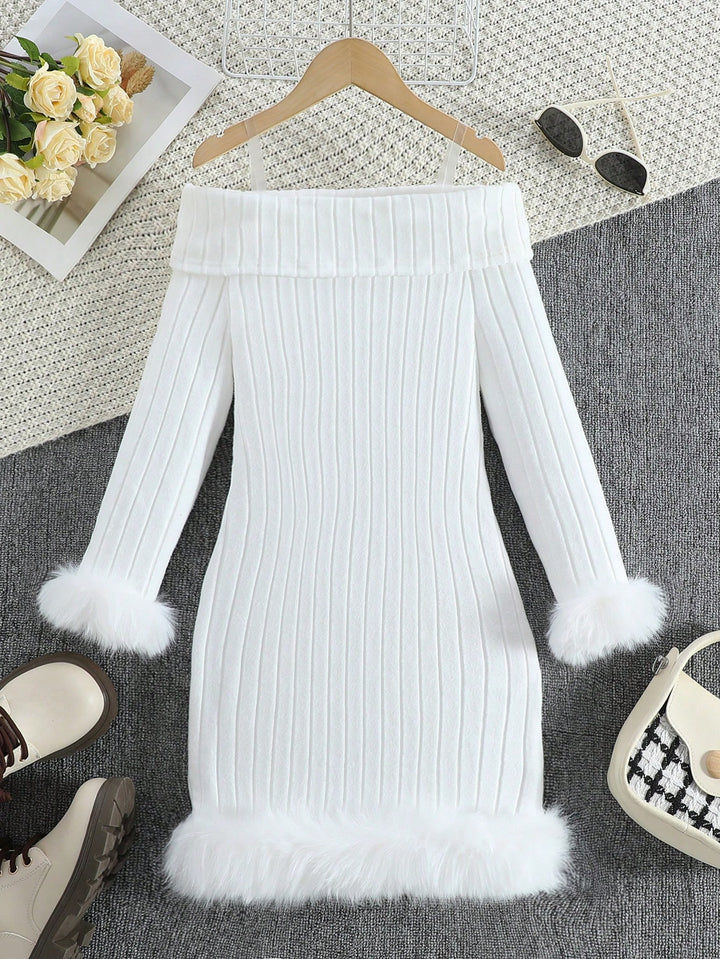 Rochie SHEIN, alb