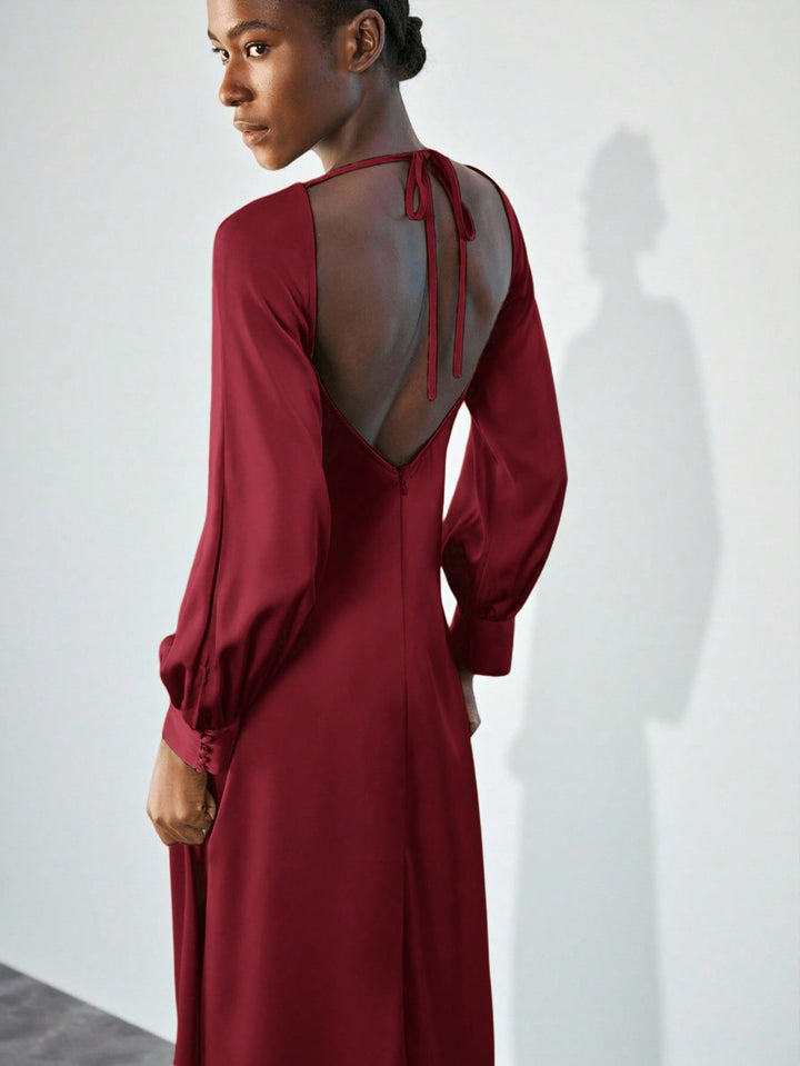 SHEIN Bordó Maxi Ruha