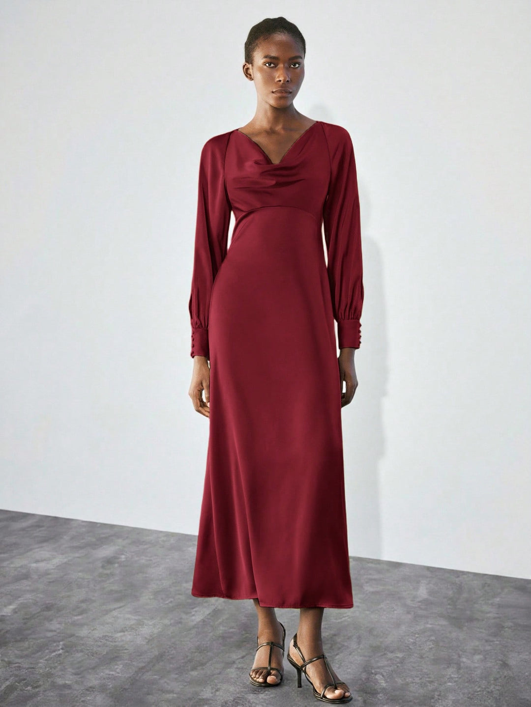SHEIN Bordó Maxi Ruha
