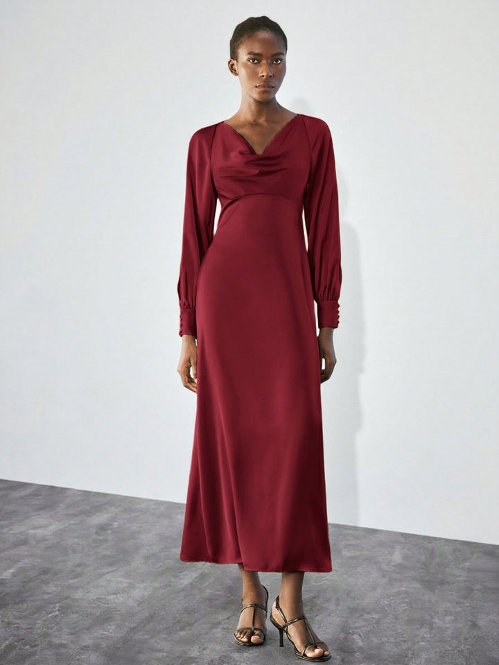 SHEIN Bordó Maxi Ruha
