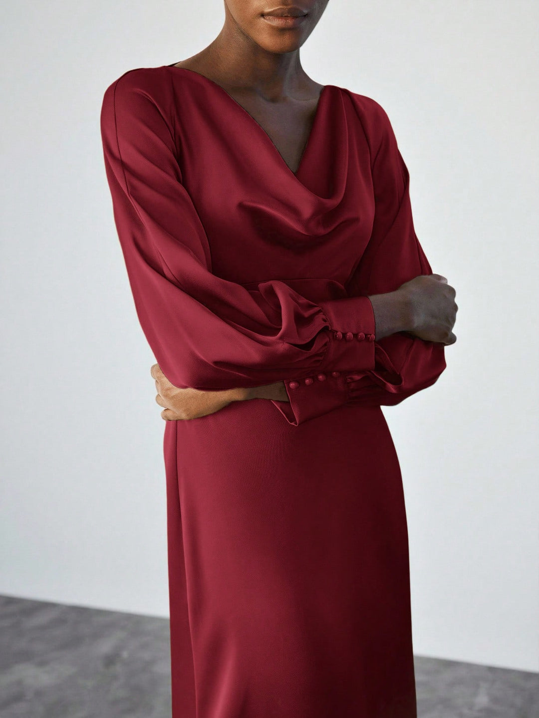 SHEIN Bordó Maxi Ruha