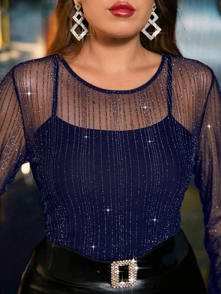 SHEIN blúz, kék