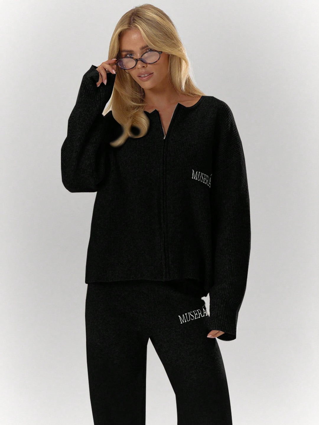 Cardigan SHEIN, negru
