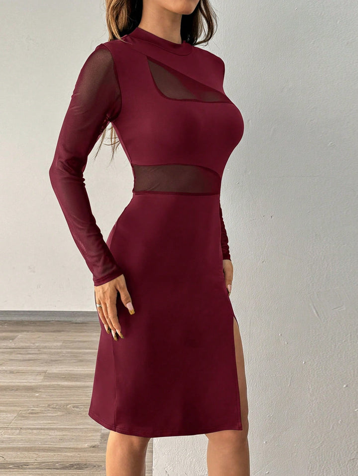 Rochie midi SHEIN, vișiniu