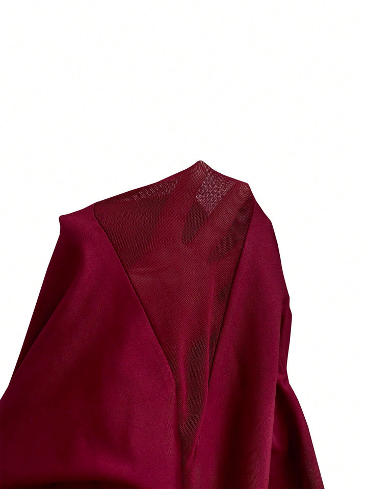 Rochie midi SHEIN, vișiniu