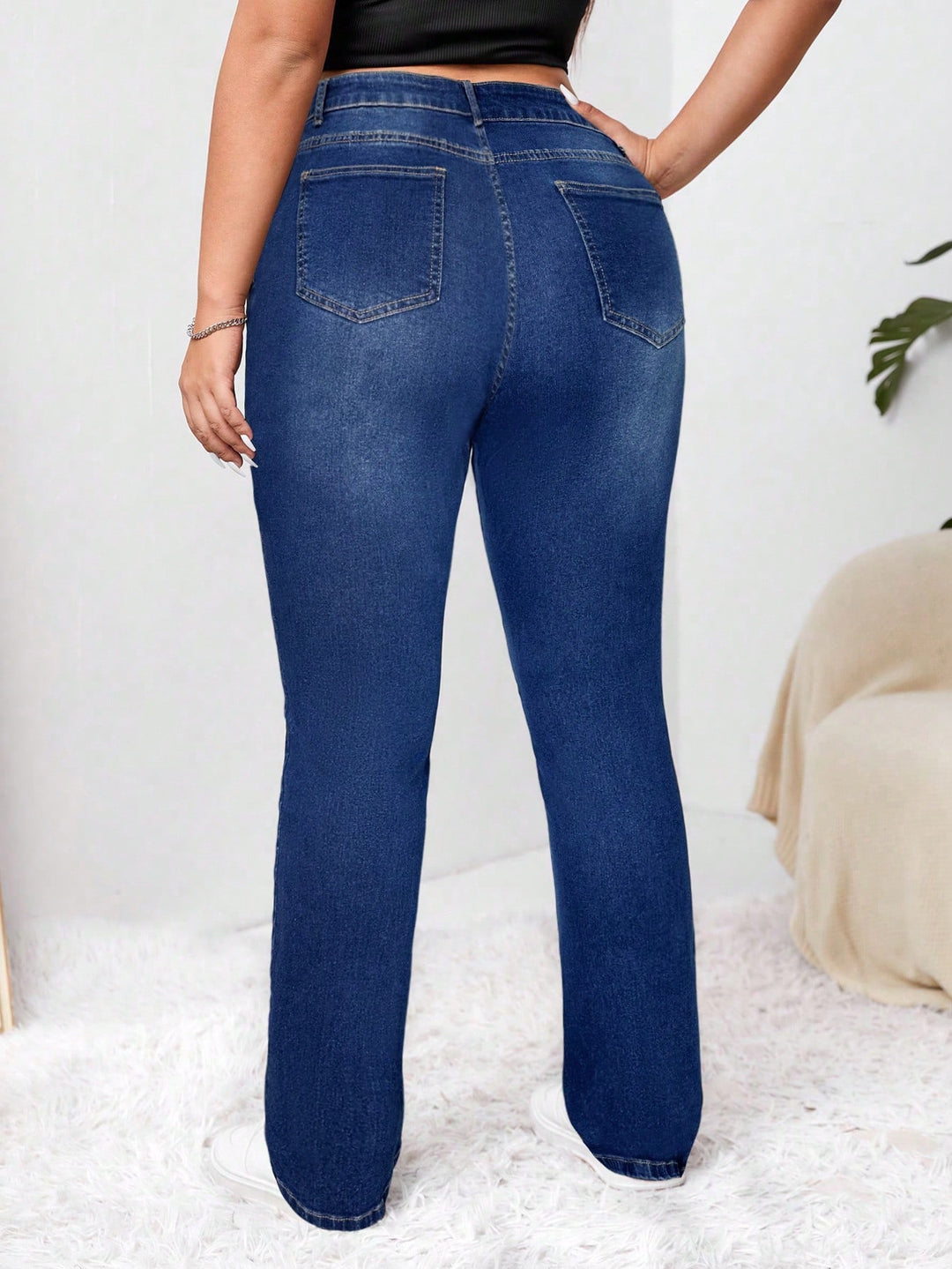 Jeans SHEIN, albastru