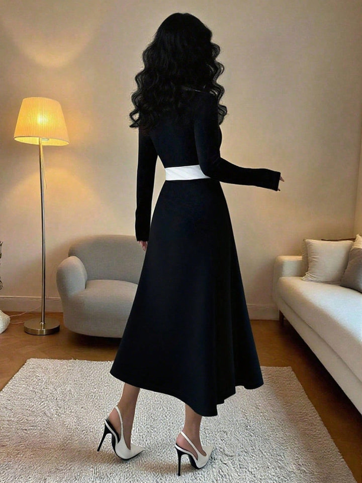 Rochie midi SHEIN, negru