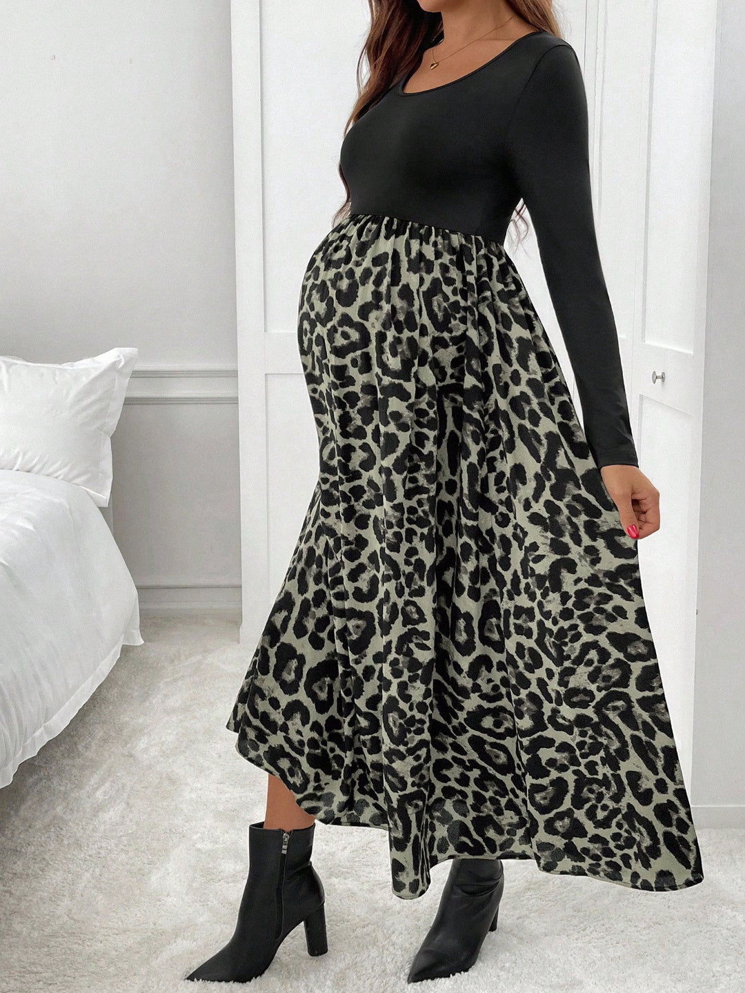 Rochie maxi SHEIN, mix culori