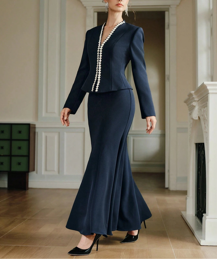 Compleu Anewsta by Shein, albastru