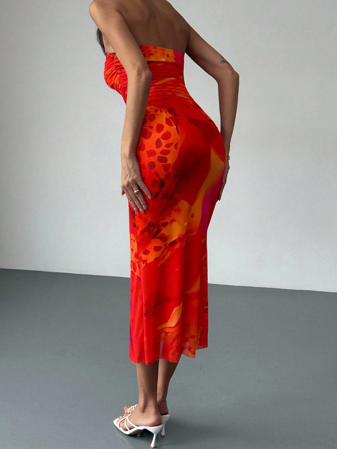 SHEIN Maxi ruha, piros