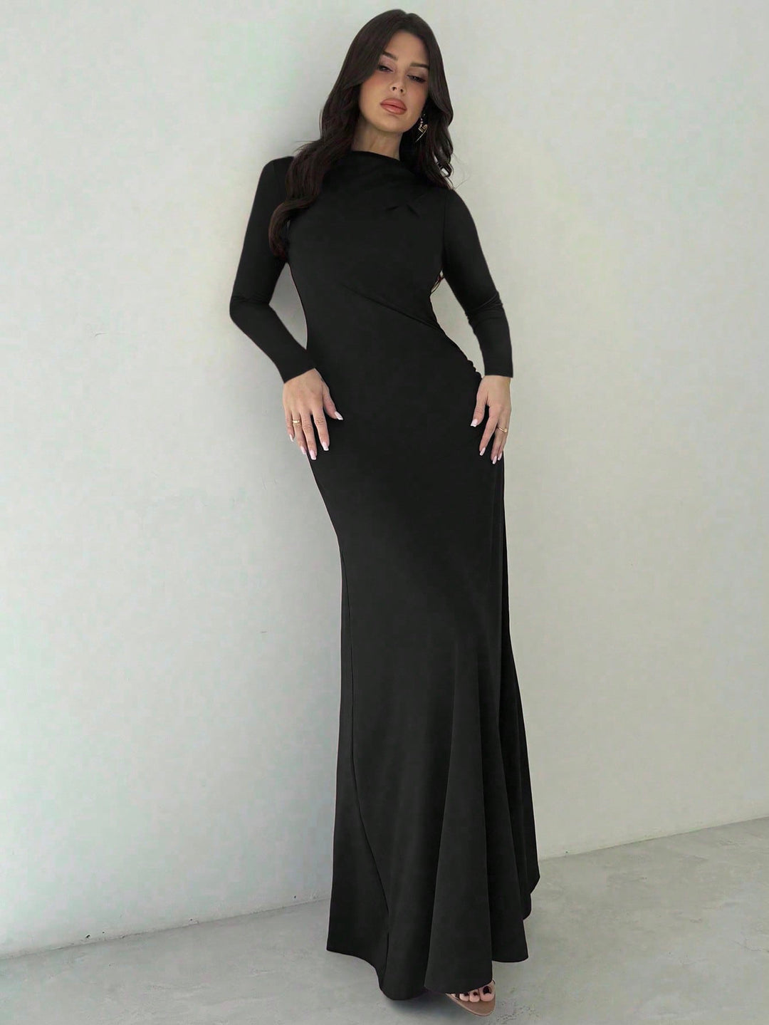 Rochie maxi SHEIN, negru