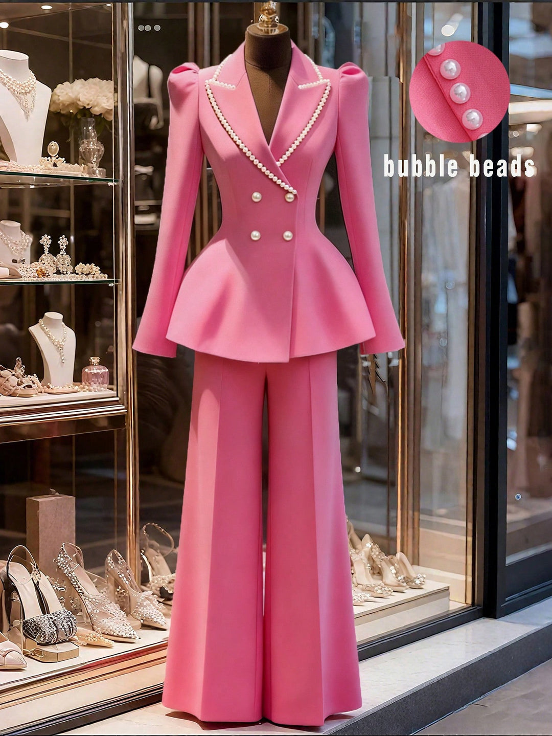 Costum SHEIN, roz