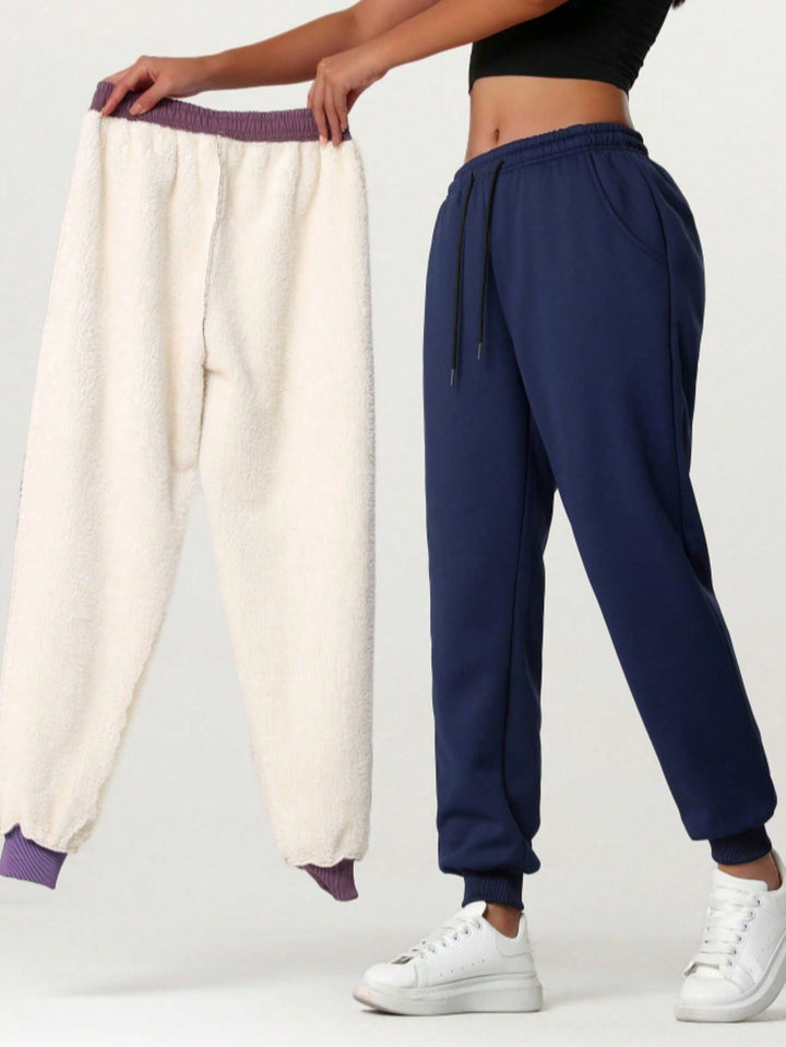 Pantaloni SHEIN, albastru