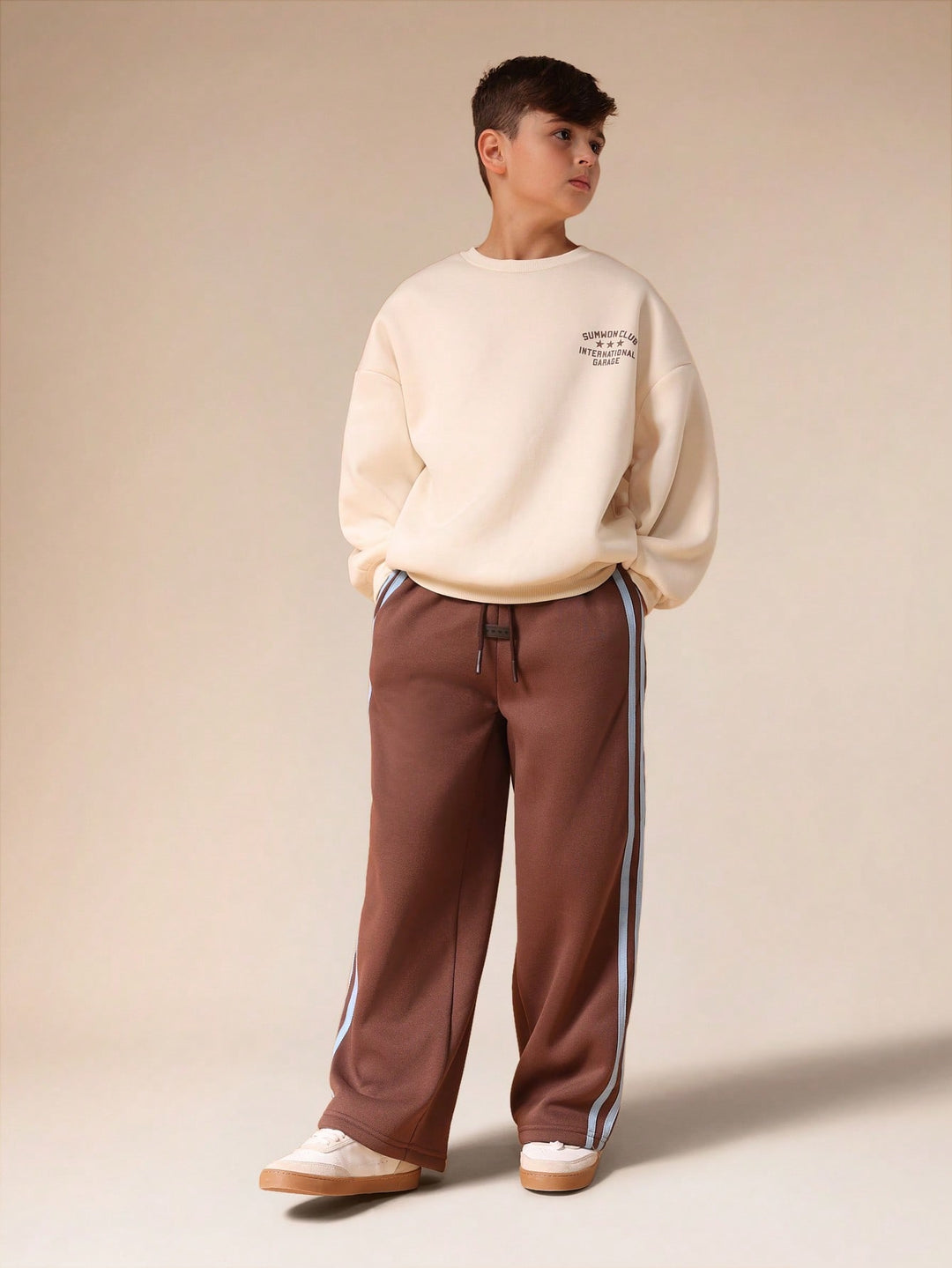 Pantaloni SHEIN, maro