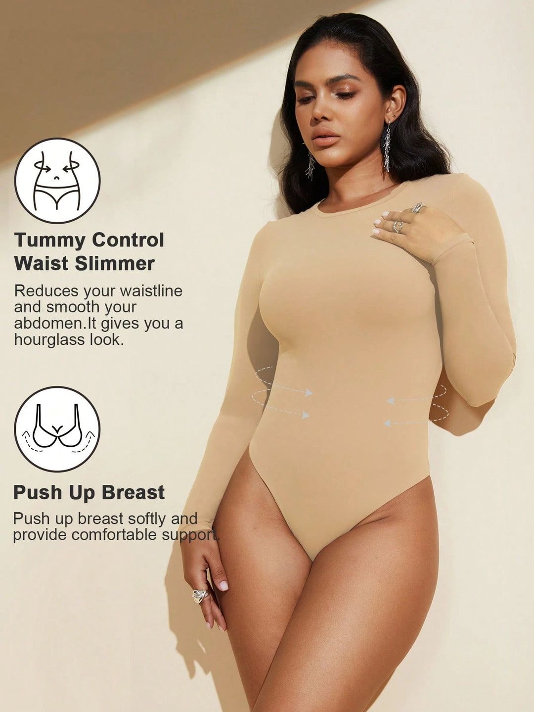 Body SHEIN, bej