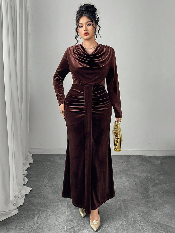 Rochie SHEIN, maro