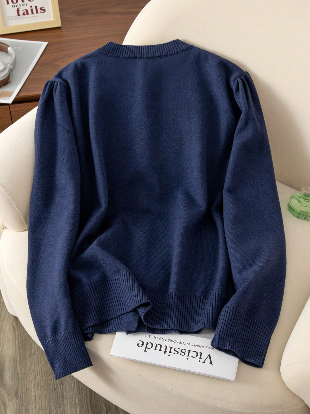 Cardigan SHEIN, albastru