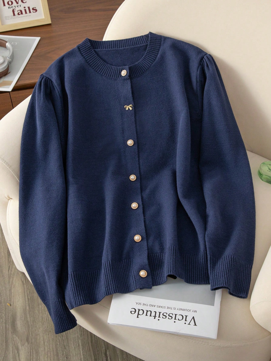 Cardigan SHEIN, albastru