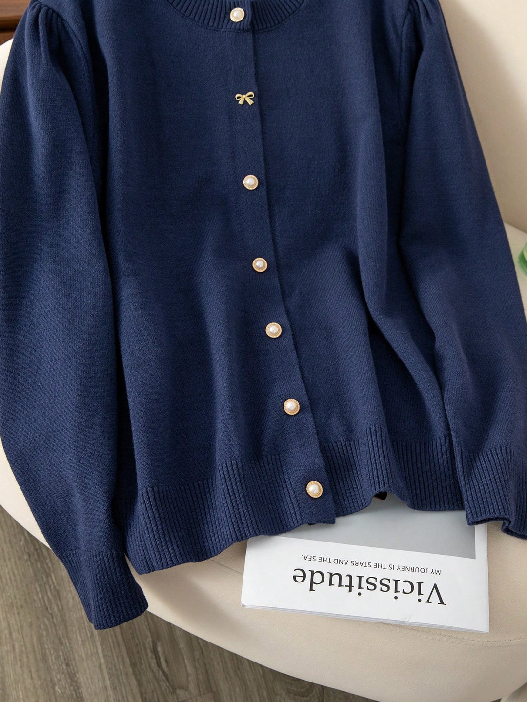 Cardigan SHEIN, albastru