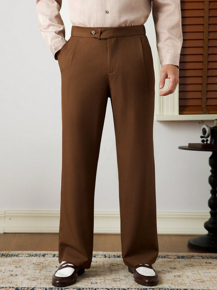 Pantaloni SHEIN, maro