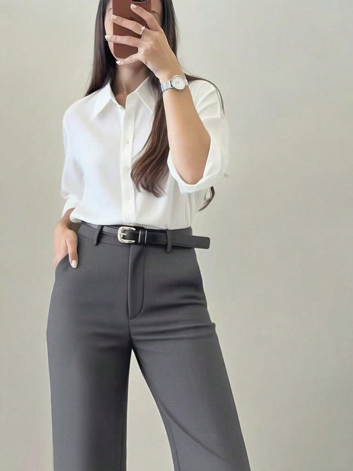 Pantaloni SHEIN, gri