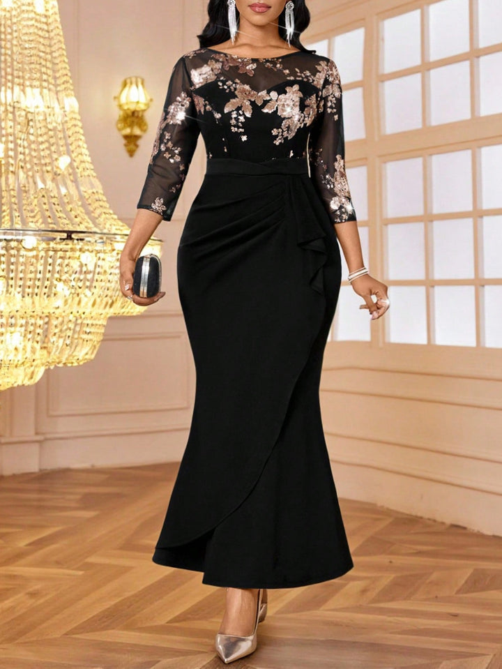 Rochie maxi SHEIN, mix culori