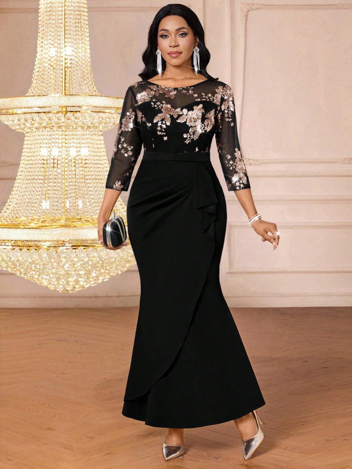 Rochie maxi SHEIN, mix culori