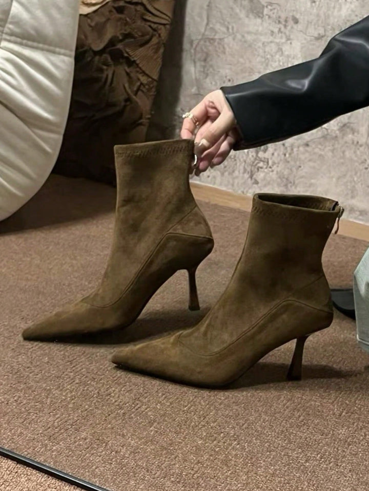 SHEIN bokacsizma, khaki