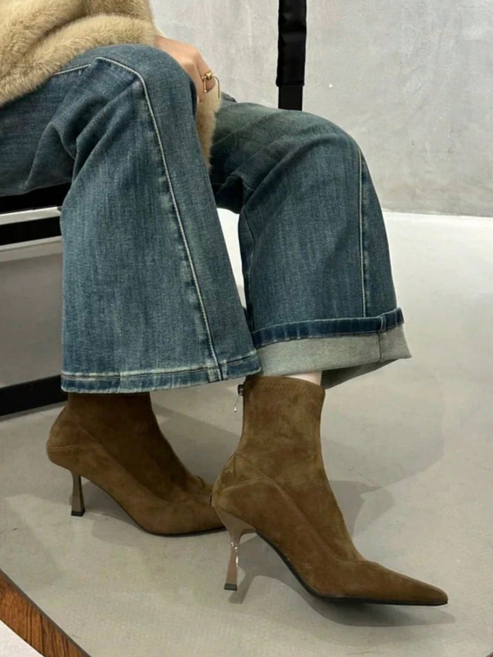 SHEIN bokacsizma, khaki