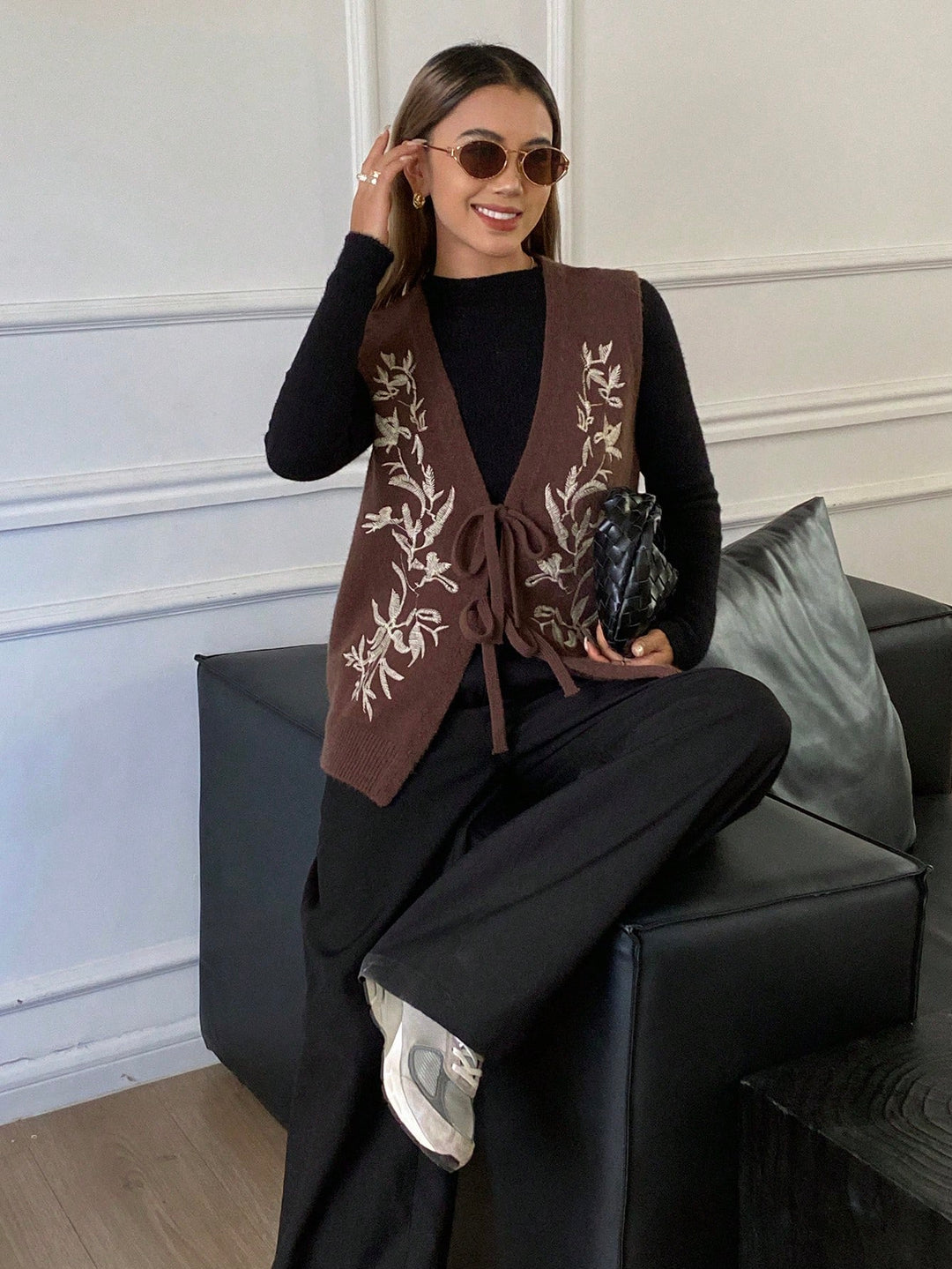 SHEIN mellény, barna