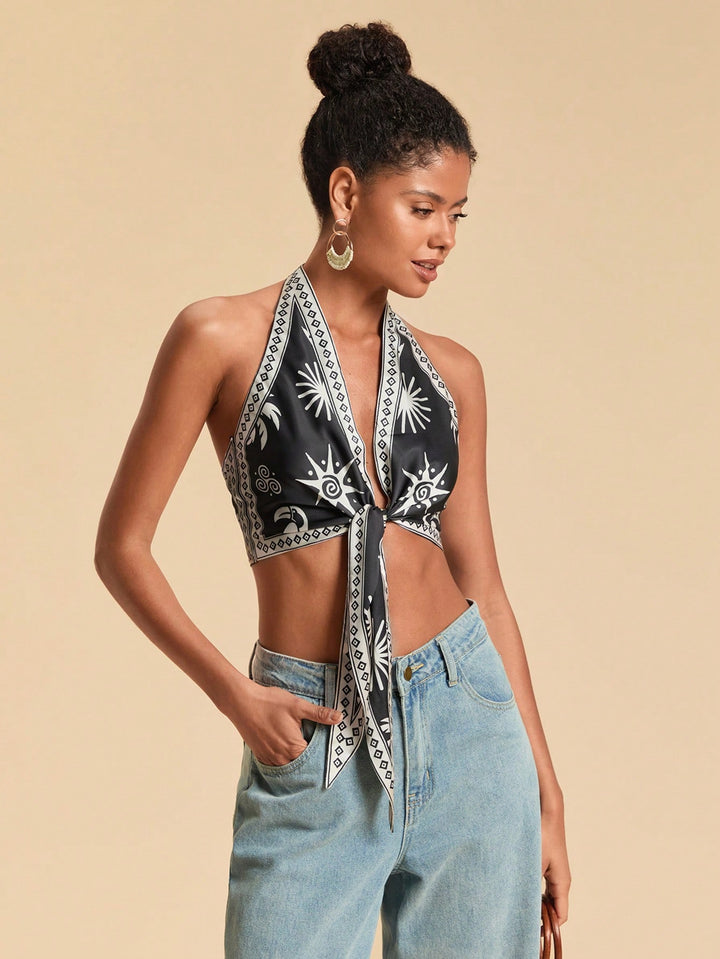Top SHEIN, negru