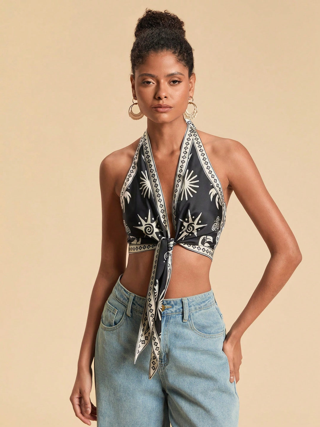 Top SHEIN, negru