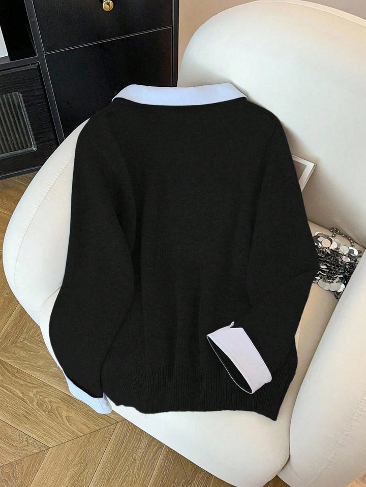 Pulover SHEIN, negru
