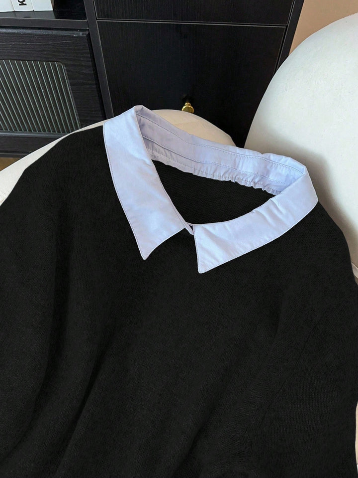Pulover SHEIN, negru