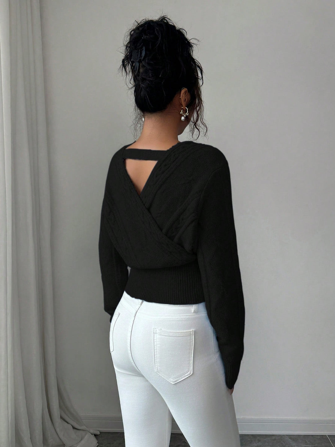 Pulover SHEIN, negru