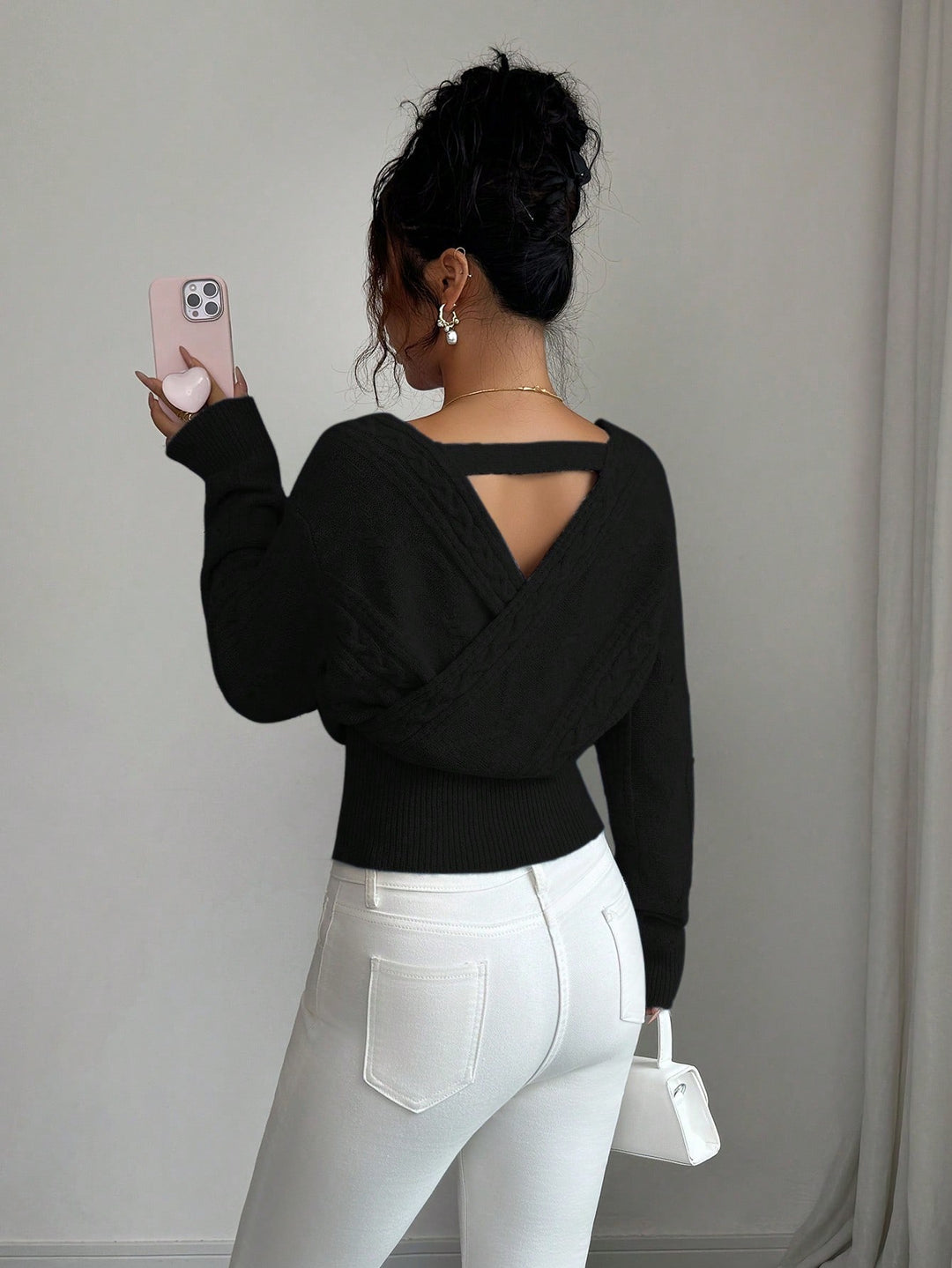 Pulover SHEIN, negru