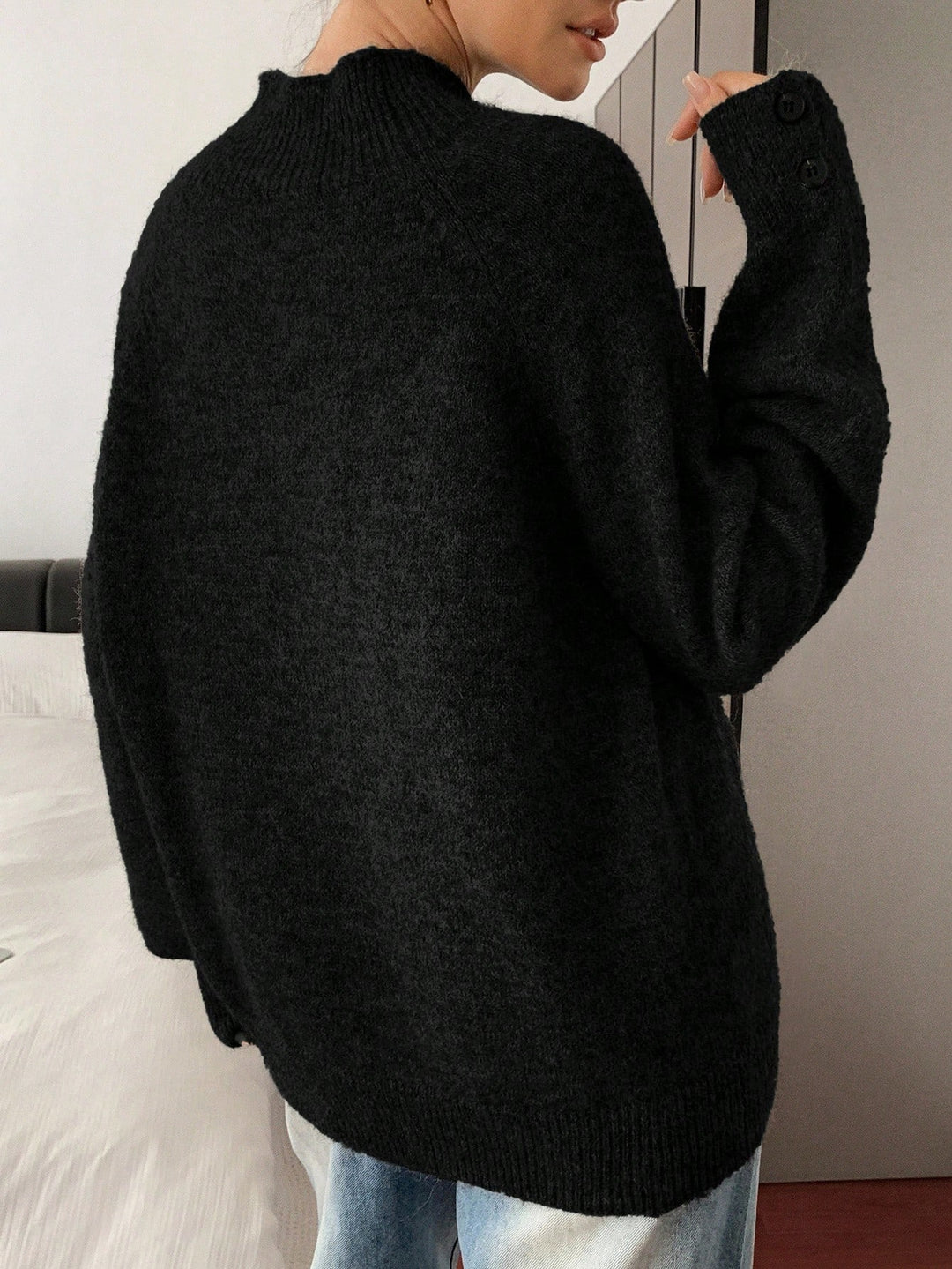 Pulover SHEIN, negru