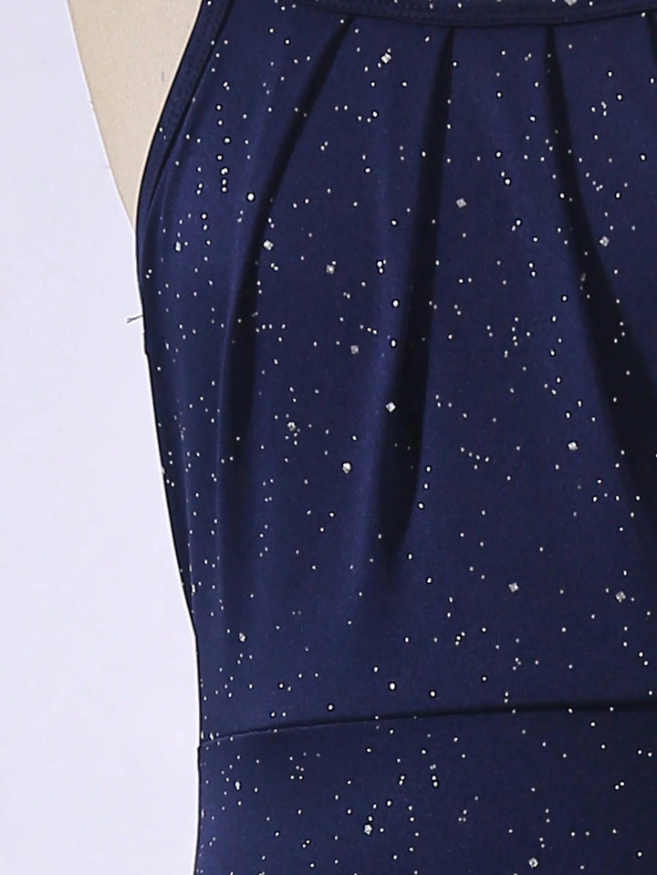 SHEIN maxi ruha, kék