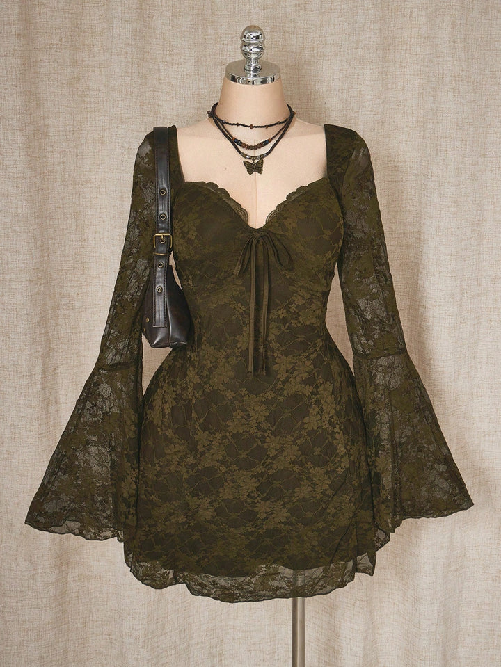 SHEIN mini ruha, zöld