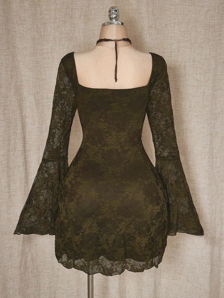 SHEIN mini ruha, zöld