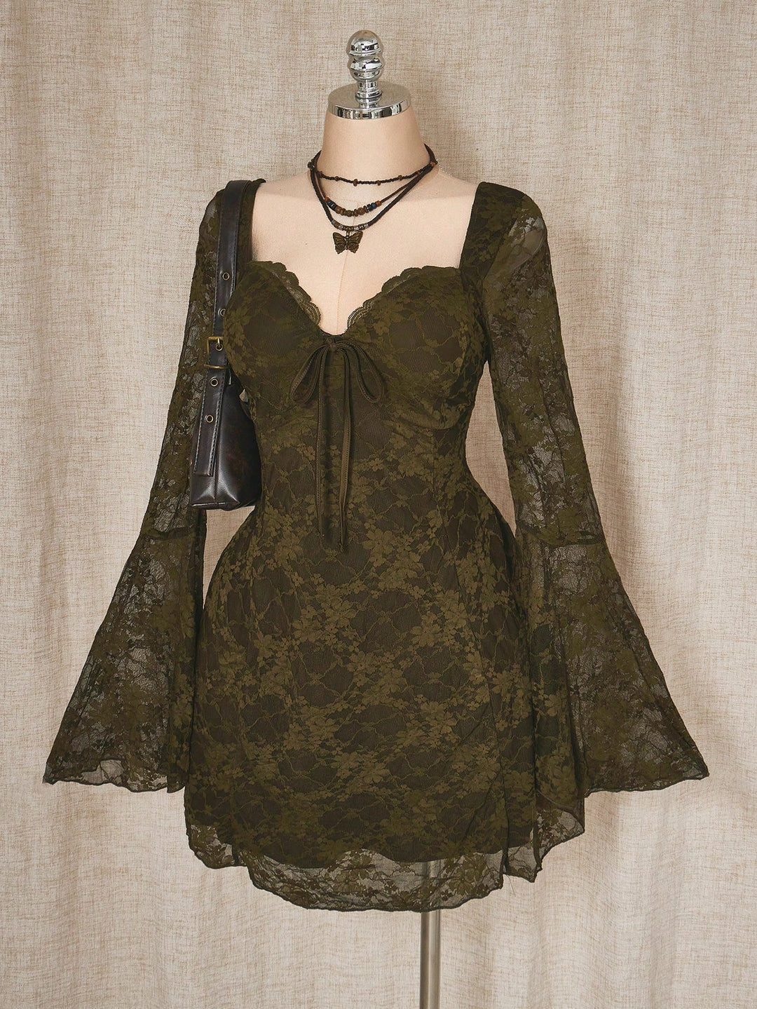 SHEIN mini ruha, zöld
