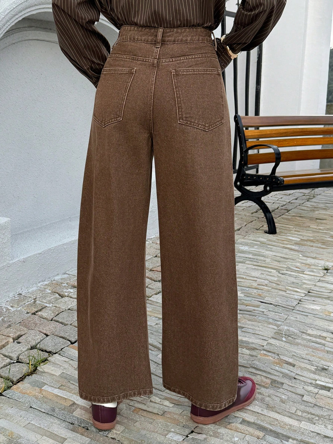 Jeans SHEIN, maro
