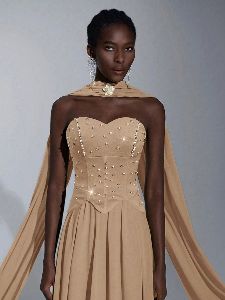Rochie SHEIN, kaki