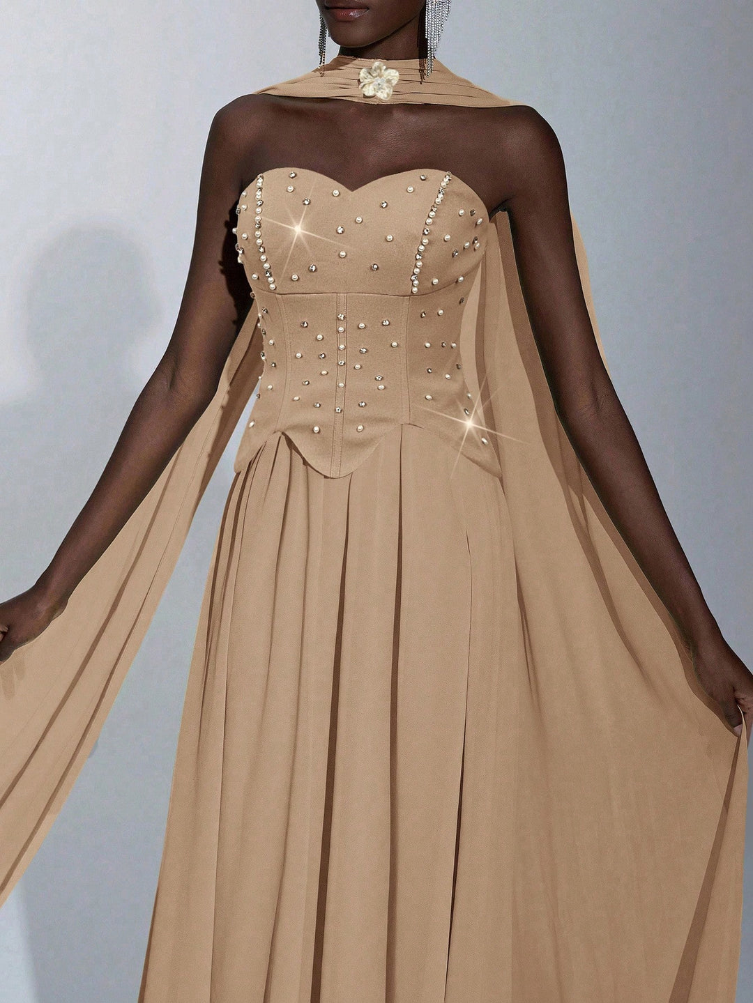 Rochie SHEIN, kaki